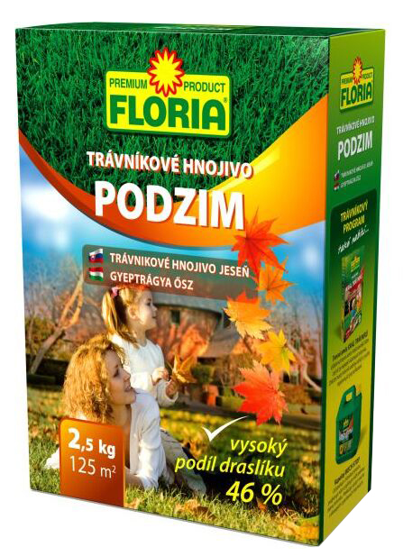 FLORIA Podzimní trávníkové hnojivo 2,5 kg