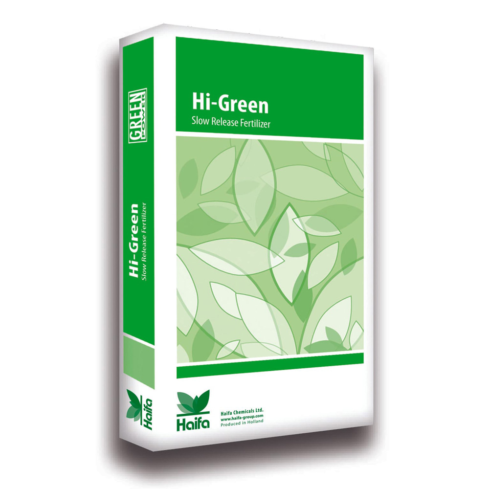 HI-GREEN 15-5-25+2MgO trávníkové hnojivo 25 kg