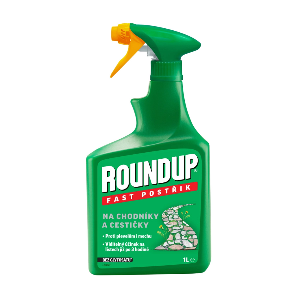 EVERGREEN Roundup Fast chodníky a cestičky herbicid rozprašovač 1 l