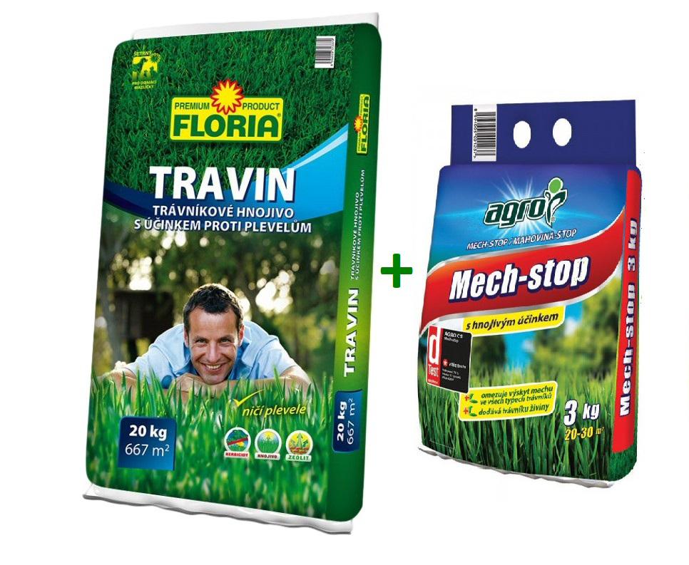 Agro Floria Travin trávníkové hnojivo 20 kg