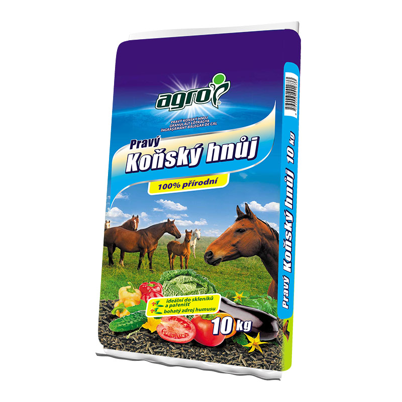 AGRO Pravý koňský hnůj 10 kg