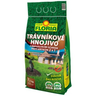 FLORIA Trávníkové hnojivo proti krtkům 7,5 kg